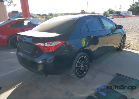 2016 Toyota Corolla S Plus из США, поврежденный, VIN 2T1BURHE7GC594507